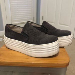 Steve Madden platform sneakers.